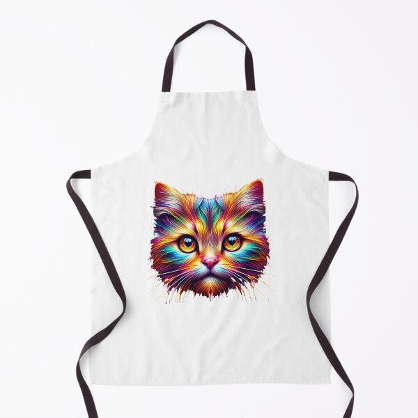 Item preview, Colorful cat face designed and sold by ModederZukunft.