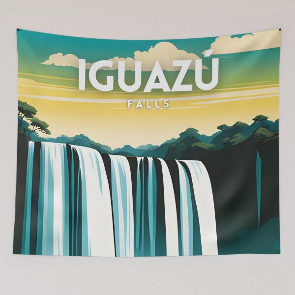 Item preview, Iguazu Falls Travel Art designed and sold by ZionPosteria.