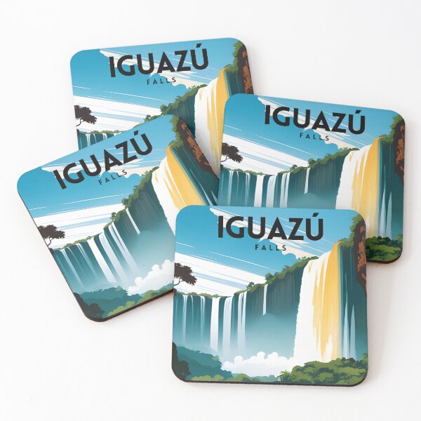 Item preview, Iguazu Falls Travel Poster designed and sold by ZionPosteria.