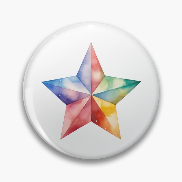Item preview, Rainbow Watercolor Star designed and sold by New-School-Wave.
