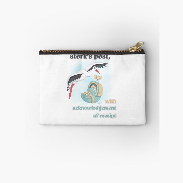 Item preview, Stork's post, with acknowledgement of receipt designed and sold by KolbaVison.