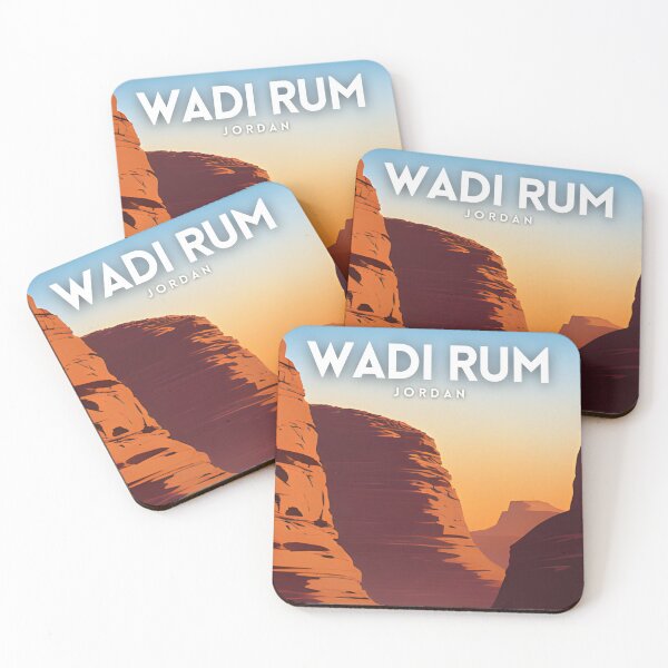 Item preview, Wadi Rum Retro Travel Art designed and sold by ZionPosteria.