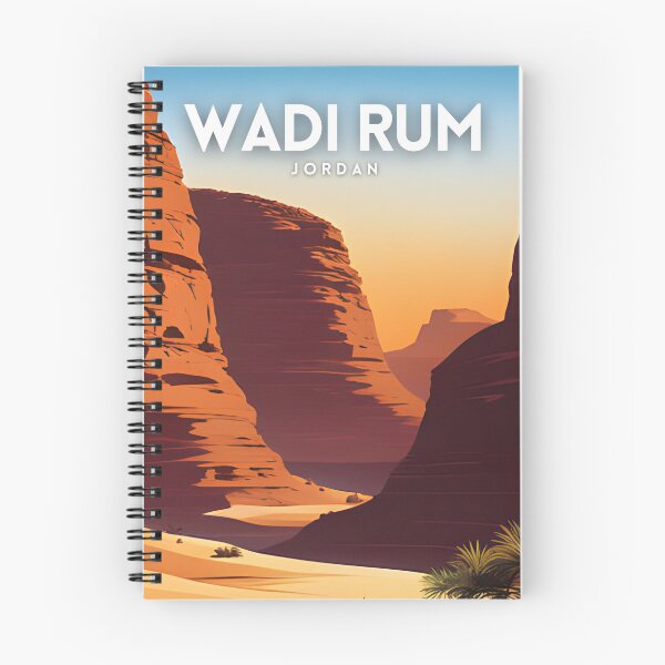 Item preview, Wadi Rum Retro Travel Art designed and sold by ZionPosteria.