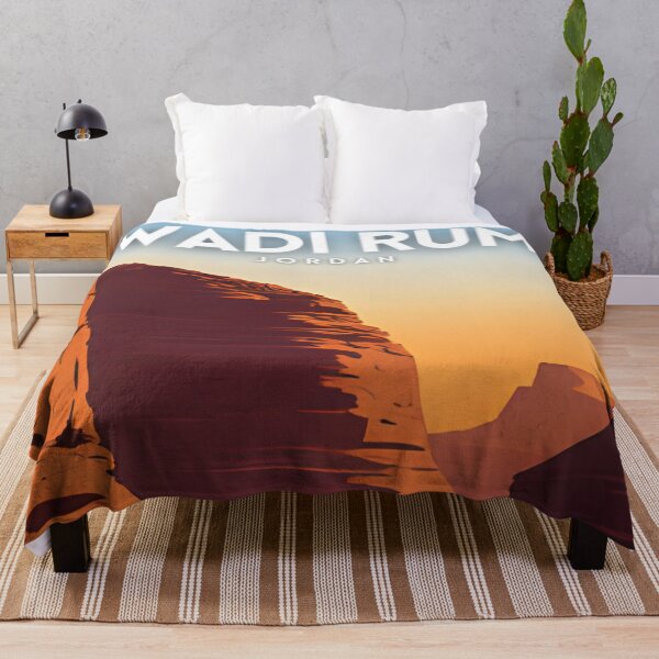 Item preview, Wadi Rum Retro Travel Art designed and sold by ZionPosteria.