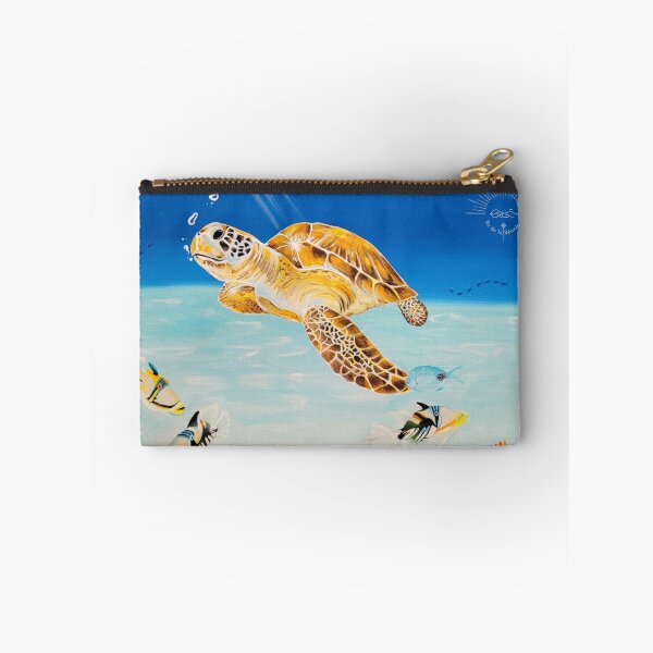 Item preview, Uranie la Muse des Etoiles, sea turtle in the lagoon designed and sold by GabiVitryArt.