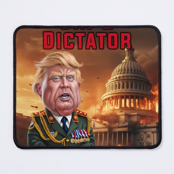 Item preview, Donald Trump Day 1 Dictator Washington D.C. in Flames designed and sold by DyfunctionalTee.