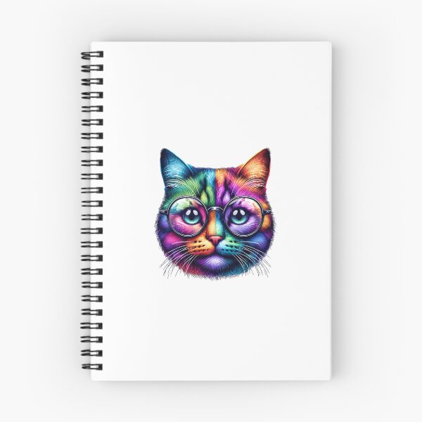 Item preview, Colorful cat face designed and sold by ModederZukunft.