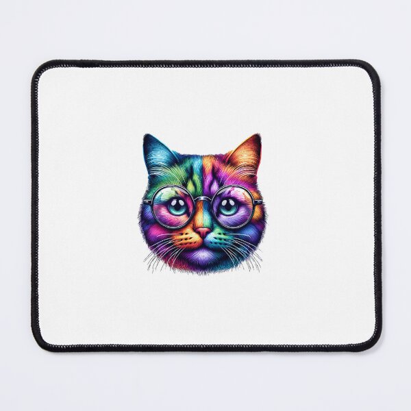 Item preview, Colorful cat face designed and sold by ModederZukunft.