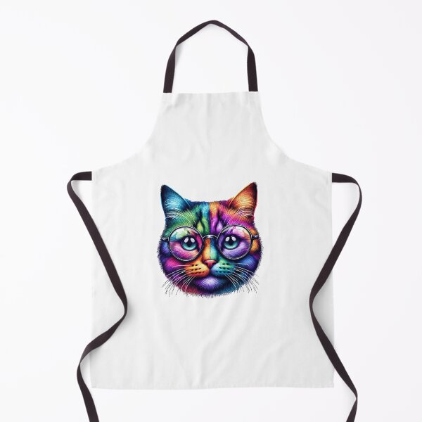 Item preview, Colorful cat face designed and sold by ModederZukunft.