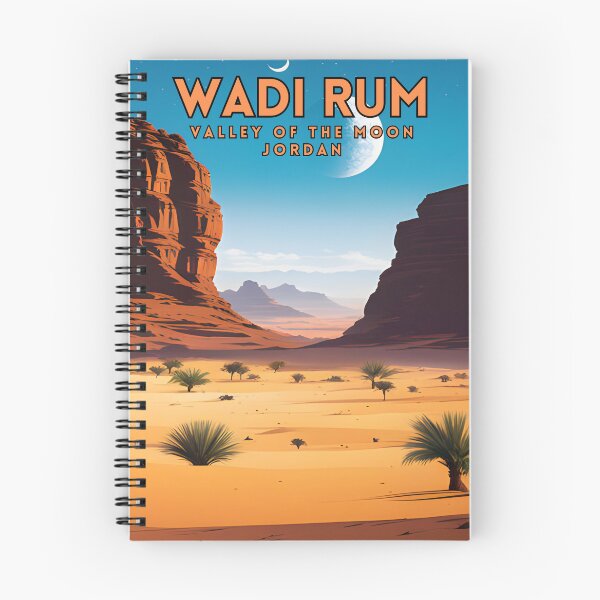 Item preview, Wadi Rum Travel Art Poster designed and sold by ZionPosteria.