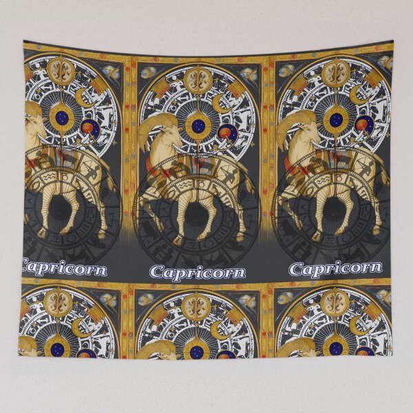 Item preview, Capricon Zodiac Astrology sign Renaissance Medieval Style designed and sold by AuroraXGreen.