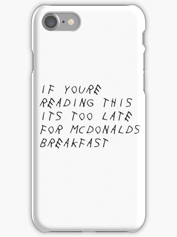 Thumbnail 1 of 4, iPhone Case, Drake McDonalds Album designed and sold by MicaelaD13.