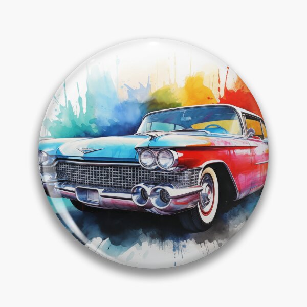 Item preview, 1959 Eldorado Classic Car Watercolor Art  designed and sold by StefNomadLife.