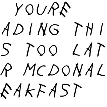 Artwork thumbnail, Drake McDonalds Album by MicaelaD13