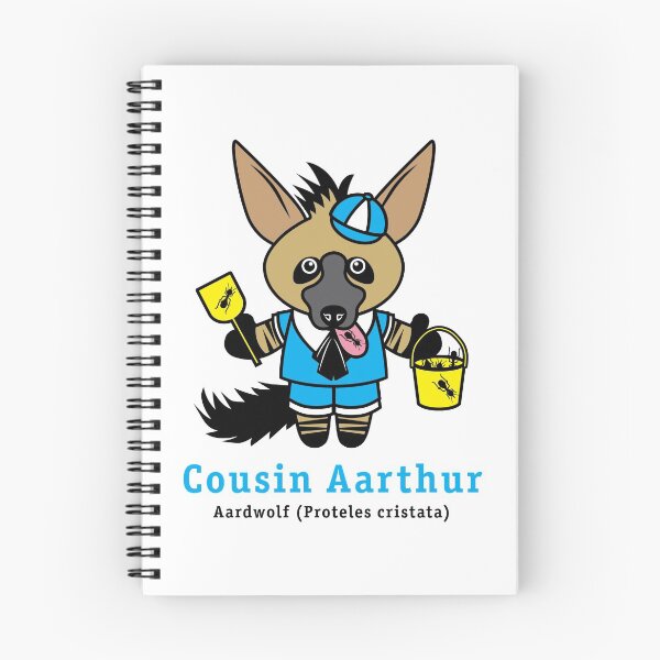 Item preview, Cousin Aarthur, the Aardwolf designed and sold by Peg Drew That.