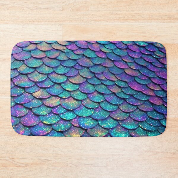 Item preview, Beautiful Rainbow Glitter Mermaid Scales Pattern designed and sold by LMStudioDesigns.