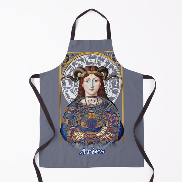 Item preview, Aries Zodiac Astrology sign Renaissance Medieval Style designed and sold by AuroraXGreen.