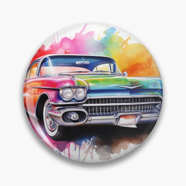 Item preview, 1959 Eldorado Classic Car Watercolor Art  designed and sold by StefNomadLife.