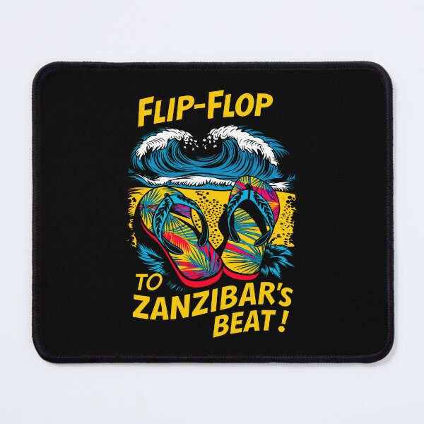 Item preview, Flip-Flop to Zanzibar's Beat, Heartbeat of Tropical Paradise designed and sold by SplashTastic.
