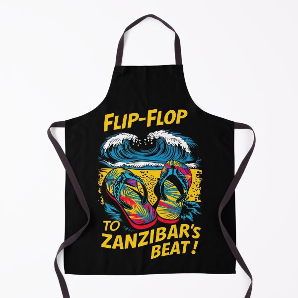 Item preview, Flip-Flop to Zanzibar's Beat, Heartbeat of Tropical Paradise designed and sold by SplashTastic.
