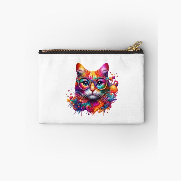 Item preview, Colorful cat face designed and sold by ModederZukunft.