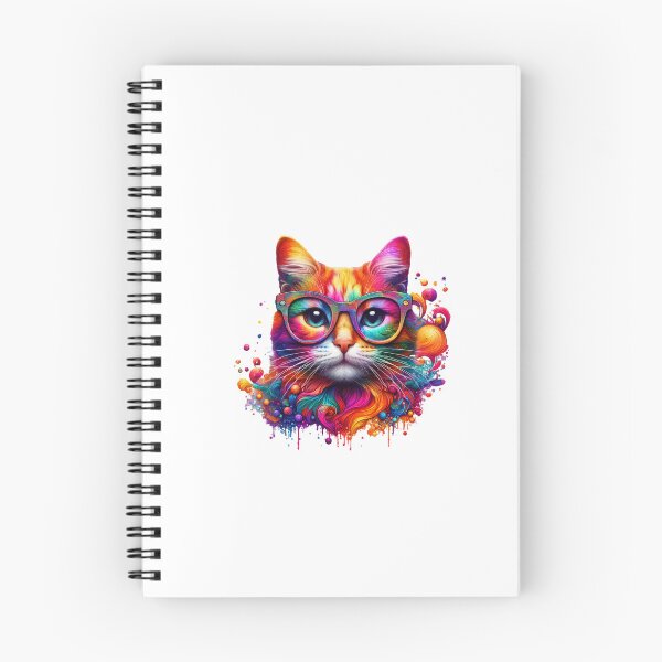 Item preview, Colorful cat face designed and sold by ModederZukunft.