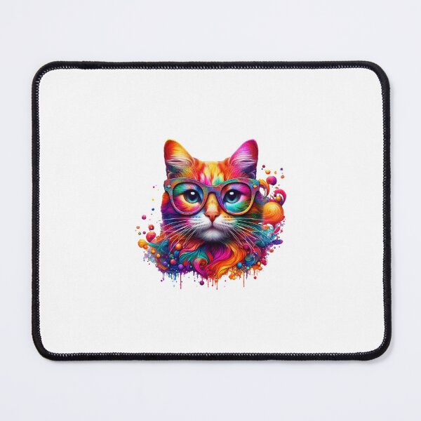Item preview, Colorful cat face designed and sold by ModederZukunft.