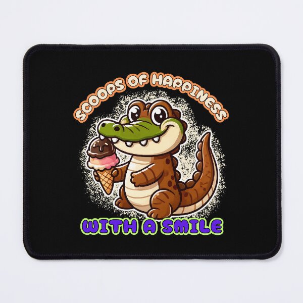 Item preview, Croc With A Scoop of Ice Cream designed and sold by HarmonyCreation.