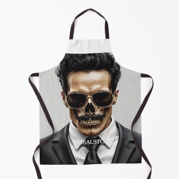 Item preview, Skull in a Stylish Black Suit designed and sold by ThralStore.