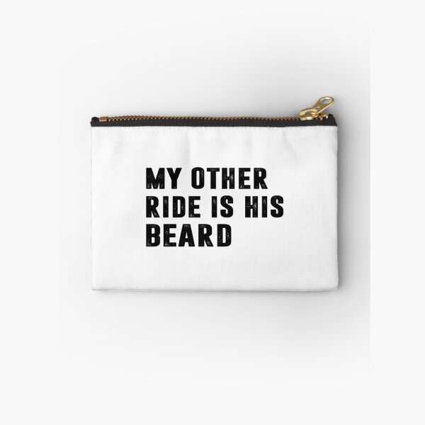 Item preview, MY OTHER RIDE IS HIS BEARD. BLACK DESIGN designed and sold by Rejiboustarts.