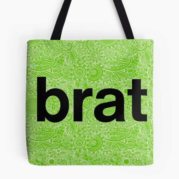 Item preview, Brat - Black Text with White Line Designs designed and sold by ArtistMart.