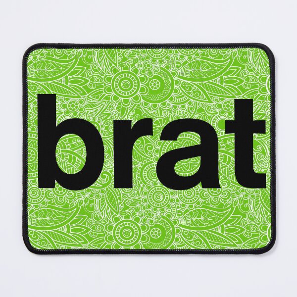 Item preview, Brat - Black Text with White Line Designs designed and sold by ArtistMart.