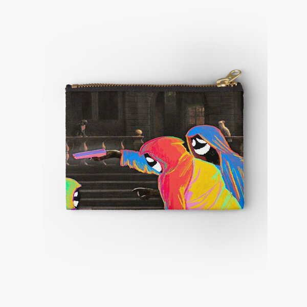 Item preview, Neon Hooded Figures in Surreal Landscapes designed and sold by voianhchieubb.