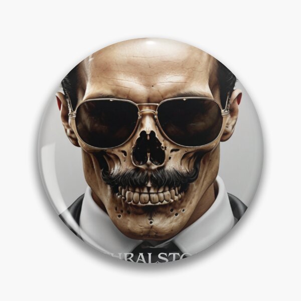 Item preview, Skull in a Stylish Black Suit designed and sold by ThralStore.