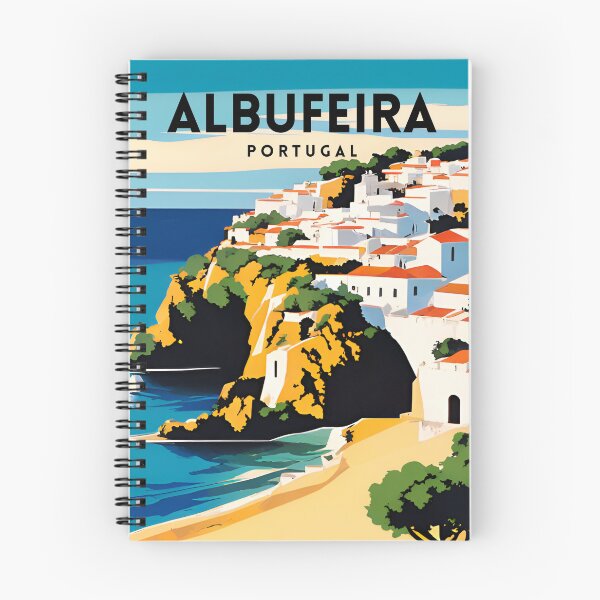 Item preview, Albufeira Portugal Vintage Travel Poster designed and sold by ZionPosteria.