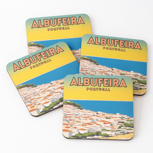 Item preview, Albufeira Portugal Vintage Travel designed and sold by ZionPosteria.