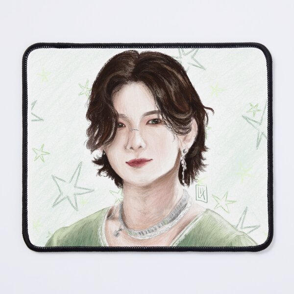 Item preview, Yeosang (bouncy era) digital sketch (bg ver) designed and sold by MintyLix.