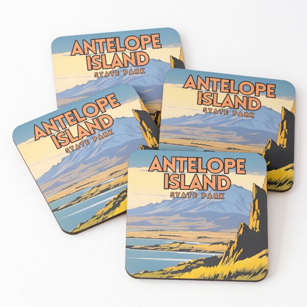 Aperçu de l'œuvre Parc d'État d'Antelope Island créée et vendue par ZionPosteria.