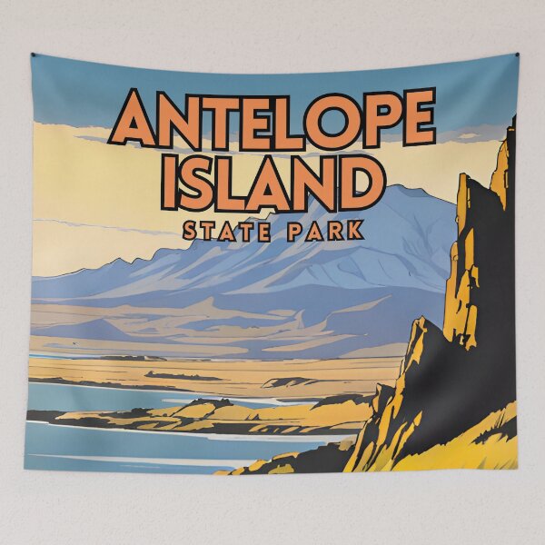 Item preview, Antelope Island State Park designed and sold by ZionPosteria.