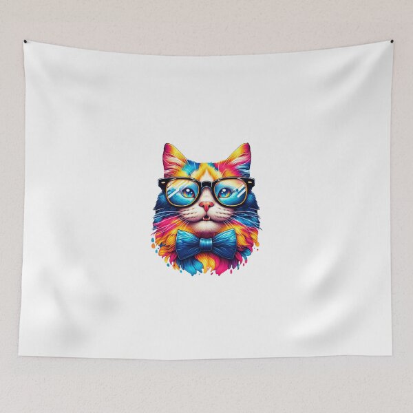 Item preview, Colorful cat designed and sold by ModederZukunft.
