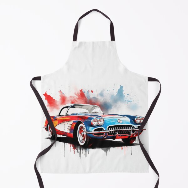 Item preview, 1960 Corvette Classic Car Watercolor Art  designed and sold by StefNomadLife.