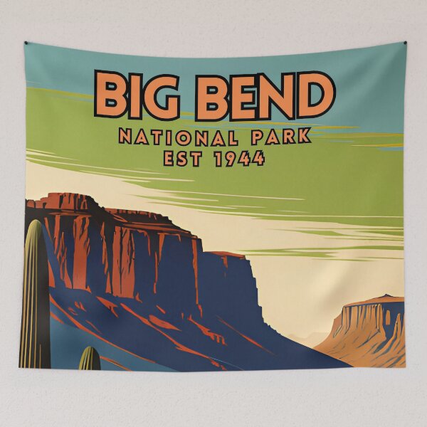 Item preview, Big Bend National Park Travel designed and sold by ZionPosteria.
