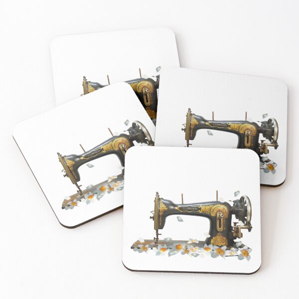 Item preview, Sewing machine with narcissus flower, Dec flower designed and sold by godleo.