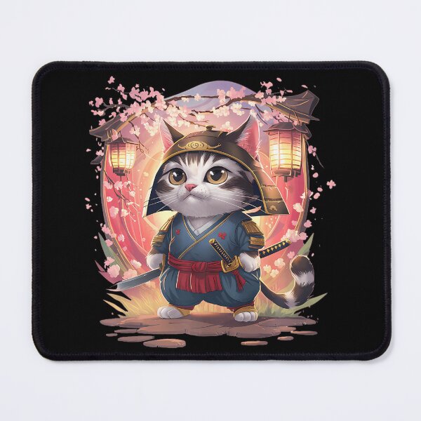 Item preview, Samurai Ninja Cat Kendo Katana designed and sold by sauderdp.