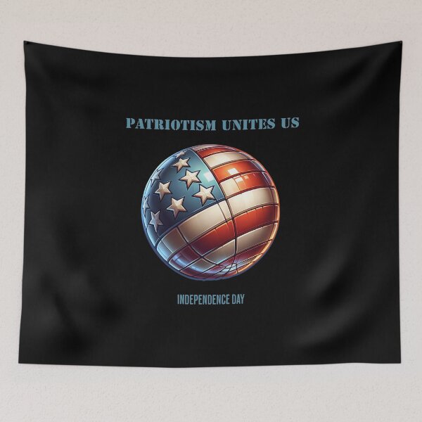 Item preview, Patriotism unites us - Independence Day designed and sold by Pflugart.