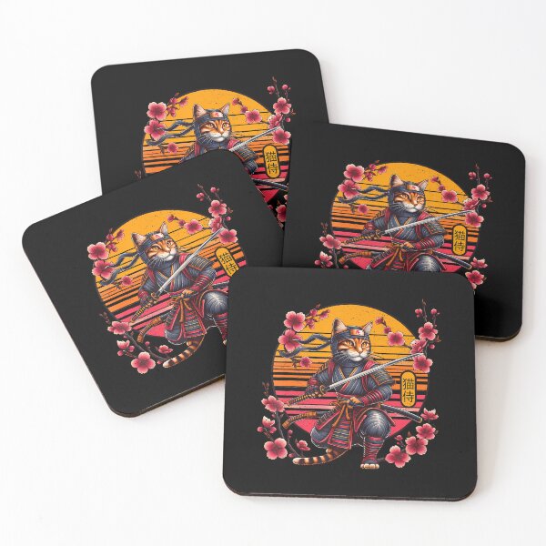 Item preview, Cherry Blossom Cat Ninja designed and sold by sauderdp.