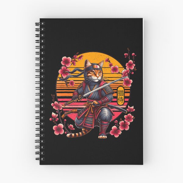 Item preview, Cherry Blossom Cat Ninja designed and sold by sauderdp.