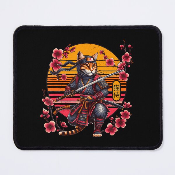 Item preview, Cherry Blossom Cat Ninja designed and sold by sauderdp.