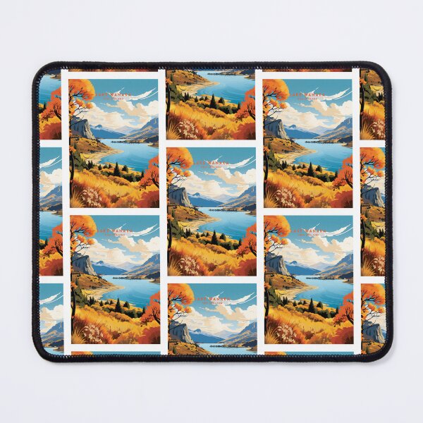 Item preview, Lake Wanaka New Zealand Tranquil Beauty designed and sold by NeuralVibe.