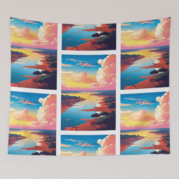 Item preview, Lake Ypacaraí Paraguay Tranquil Waters designed and sold by NeuralVibe.